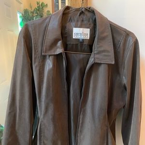 Women's Brown Bomber Jacket